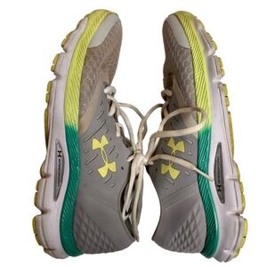 Under Armour Speedform Running Shoes Athletic Sneakers Gray‎ Yellow Size 9